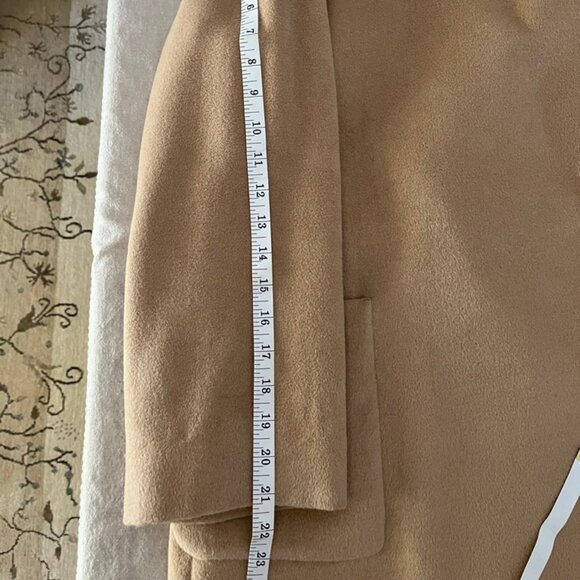 Hilary Radley Angora/Wool Blend Coat - Light Camel Colour - Size 6 / Medium - Picture 7 of 16
